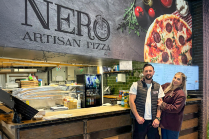 Andreea și George Crucianu, fondatorii Nero Pizza, business românesc pregătit pentru franciză în UK