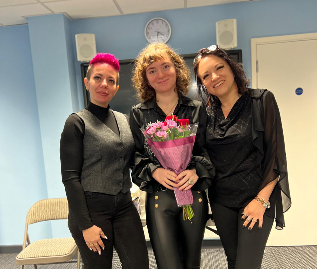 Teodora Popovici la RUDA Book Club Kidz în Birmingham, Alexandra Talmaciu
