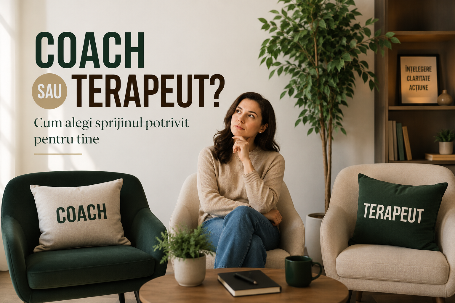 Coach sau terapeut – alegerea sprijinului potrivit
