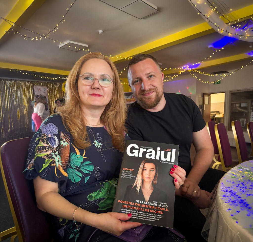 Marian Ardelean la masă cu revista GRAIUL