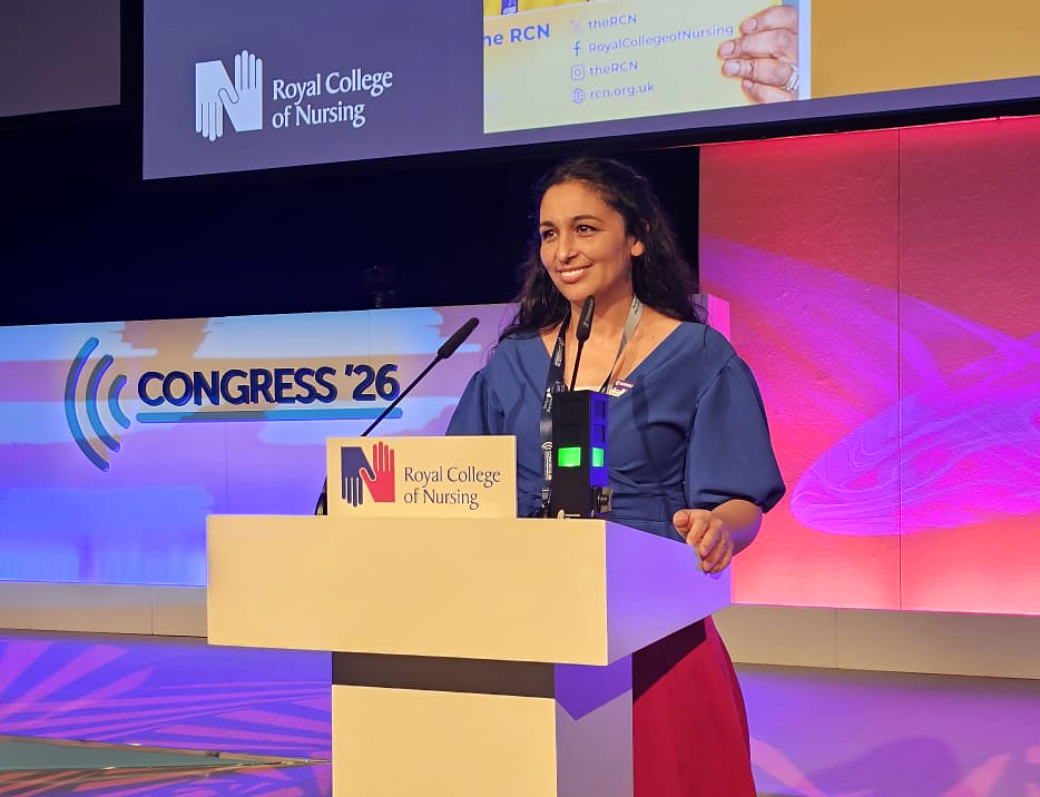 Florentina Tutuianu la Royal College of Nursing Congress 2026